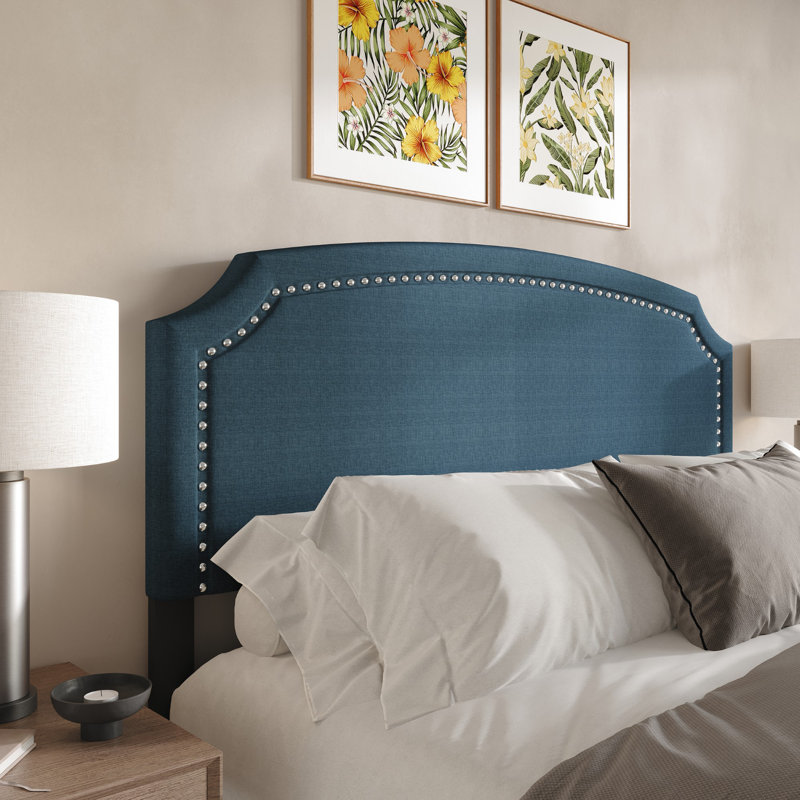 Arren Upholstered Headboard Twin Black
